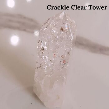Prehnite Crystal Tower, 6 of 7