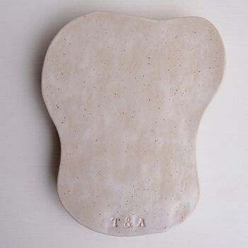 Handmade Personalised Ceramic Cheeseboard Platter, 4 of 10