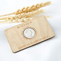 30th Birthday 1995 Five Pence Personalised Wallet Card, thumbnail 2 of 6