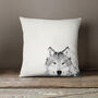 Wolf Scatter Cushion, thumbnail 1 of 4