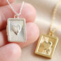 Personalised Vintage Style Book Locket Necklace, thumbnail 4 of 11