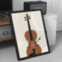 Violin Music Print | Viola Instrument Poster, thumbnail 3 of 7