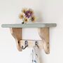 Country Cottage Style Kitchen Shelf With Hooks, thumbnail 3 of 5