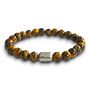 Men's Manchester City Football Fan Tiger's Eye Bracelet, thumbnail 1 of 6