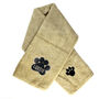 Personalised Paw Print Brown Microfiber Pet Towel, thumbnail 6 of 7