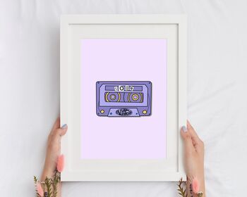 Olivia Rodrigo Sour Inspired Cassette Print, 2 of 5