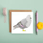 Pigeon Greeting Card, thumbnail 1 of 3