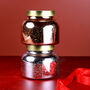 G Decor Large Aurielle Grande Linen Fragrance Hand Poured Soy Wax Jar Candle Mercury In Silver Or Rose Gold Finish, thumbnail 3 of 8