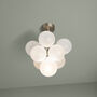 Low Rise Mini Frosted Bubble Chandelier, thumbnail 9 of 9