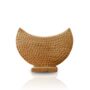Crescent Travertine Textured Sculpture, thumbnail 2 of 2