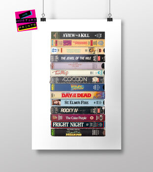 41st Birthday Gift Films From 1985 Personalised Gift, 5 of 9