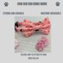 Pink Floral Dog Bow Tie, thumbnail 3 of 4