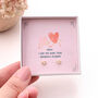 'I Like You' Sterling Silver Heart Earrings, thumbnail 3 of 8