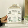 Personalised Love Makes A Home Wooden House Ornament, thumbnail 2 of 6