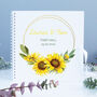 Personalised Sunflower Wedding Guest Book, thumbnail 1 of 6