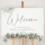 Whimsical Windsor Wedding Welcome Board, thumbnail 1 of 2