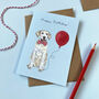 Yellow Labrador Dog Birthday Card, thumbnail 2 of 2