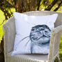 Inky Seal Outdoor Cushion For Garden Furniture, thumbnail 3 of 9