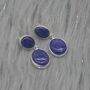 Blue Sapphire 925 Silver September Birthstone Earrings, thumbnail 2 of 12