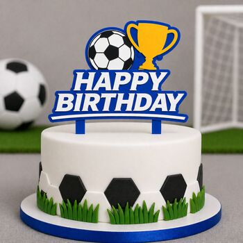 Football Club Themed Cake Topper, 2 of 6