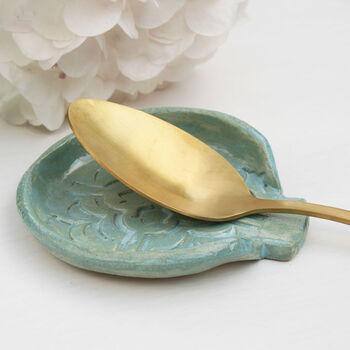 Moroccan Style Green Spoon Rest, 5 of 6