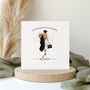 Graduation Blonde Girl Card Personalised, thumbnail 1 of 2
