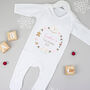 Personalised Baby's First Christmas Babygrow / Bodysuit Nutcracker, thumbnail 1 of 5