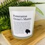 Fun Personalised Pomeranian Owner's Affirmation Candle, thumbnail 3 of 11