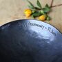 Personalised 6th Anniversary Gift, Medium Hammered Bowl, thumbnail 2 of 6