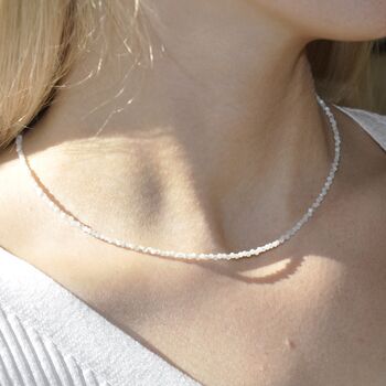 Dainty Crystal Gemstone Necklace, 5 of 7