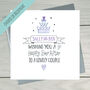 Wedding Cake Personalised Greeting Card, thumbnail 1 of 3