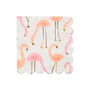 Metallic Pink Flamingo Paper Party Plates, thumbnail 4 of 5