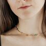 Evil Eye Protection Dainty Turkish Choker Necklace, thumbnail 4 of 11