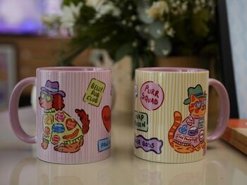 Dog Patch Mug – Fun Dog Lover Coffee Cup, 3 of 4