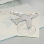 Destination Wedding Map And Plane Save The Date Magnets, thumbnail 4 of 7