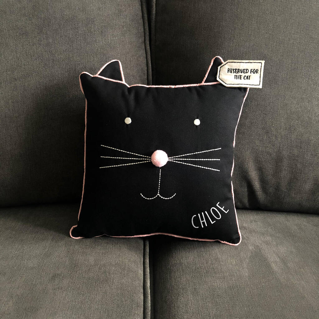 Personalised Cat Cushion, 1 of 4