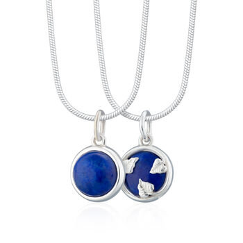Blue Lapis Healing Stone Necklace, Wisdom, 7 of 11