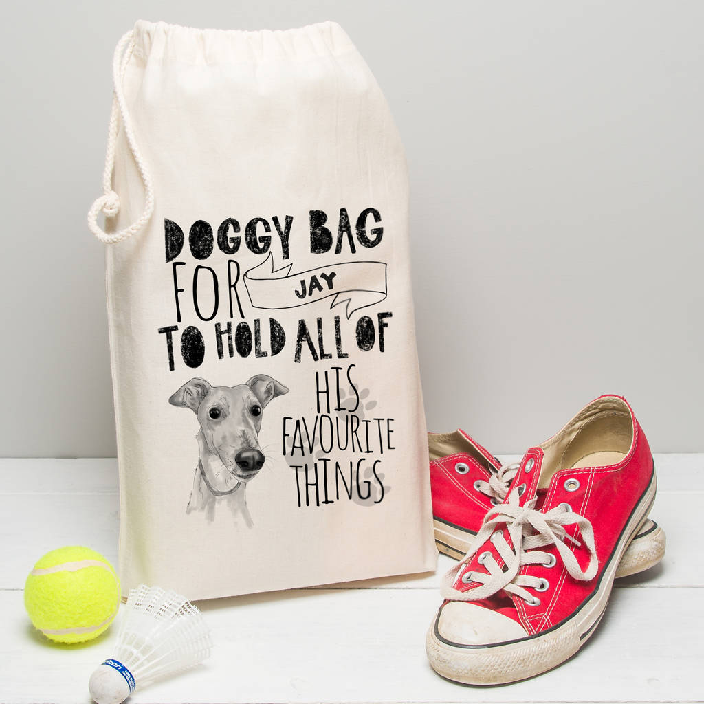 Personalised Illustrated Doggy Bag For Your Dog, 1 of 5