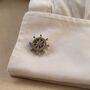 Ship Wheel Silver Cufflinks Gift For Sailors 316 L Stainless Steel, thumbnail 6 of 6
