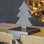 Grey Christmas Tree Stocking Hanger, thumbnail 2 of 2