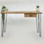 Martha Desk Vintage Desk With Hairpin Legs, thumbnail 1 of 10