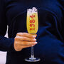 40th Birthday Circus Font Champagne Glass, thumbnail 1 of 3