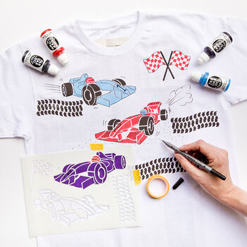 Racing Cars Stencils For Kids, 2 of 2