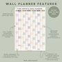 Personalised 2026 Year Wall Planner | Vertical Calendar, thumbnail 4 of 6