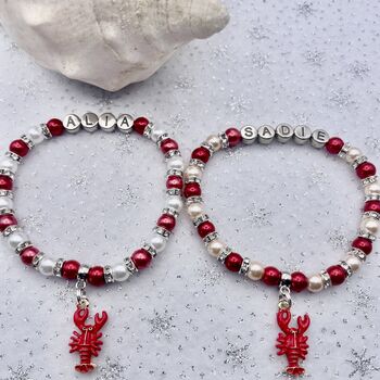 Personalised Mermaid Bracelet, Lobster Bracelet, 2 of 12