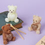 G Decor Soy Wax Teddy Bear With Shiny Heart Candles, thumbnail 7 of 7