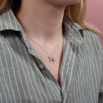 Personalised Labrador Sterling Silver Necklace, 3 of 10