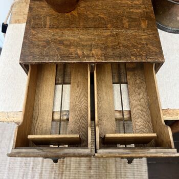 Antique Oak Filing Storage Drawers, 4 of 7