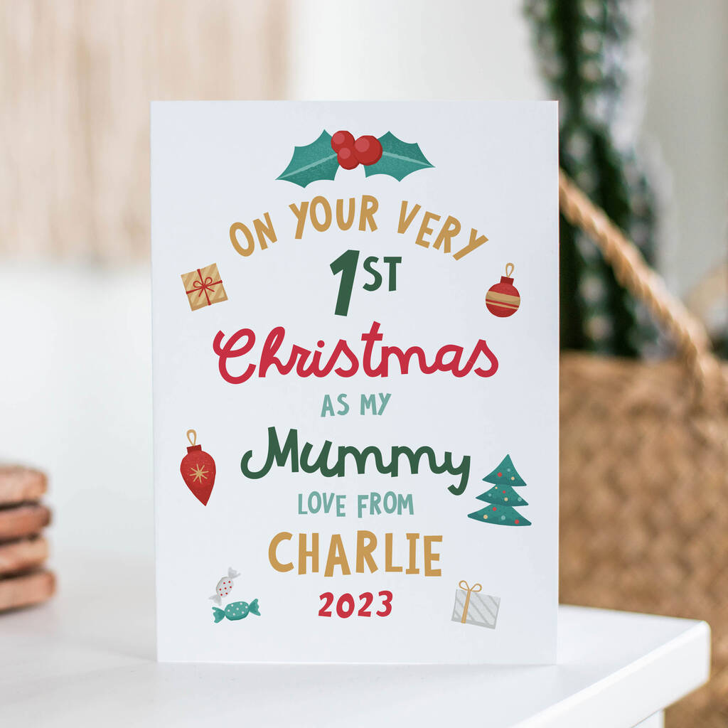 Mummy's First Christmas Card, 1 of 3