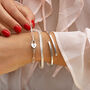 Personalised Sterling Silver Padlock Bracelet, thumbnail 3 of 5